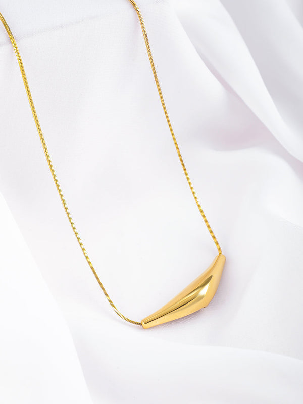 18KT Gold Plated Stainless Steel Tarnish-Free Waterproof Demi-Fine Necklace