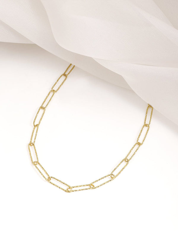 18KT Gold Plated Stainles Steel  Tarnish Free Waterproof Demi-Fine Necklace