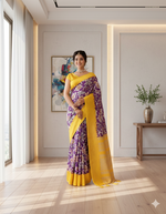 Sevika Violet Art Silk Sarees