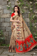 Kathak Chiku Art Silk Sarees