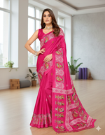 Nafiza Pink Art Silk Sarees