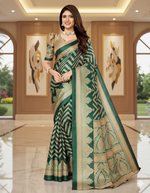 Bindu Green Art Silk Sarees