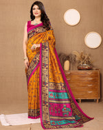 Poorvi Mustard Art Silk Sarees