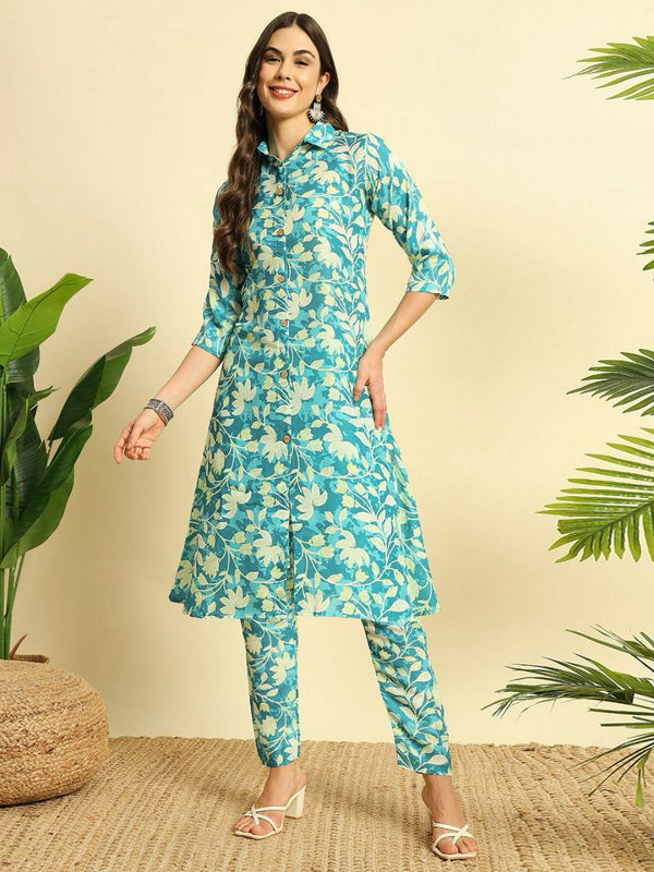 Charming Cotton Co-ord Set Featuring Beautiful Printed Design