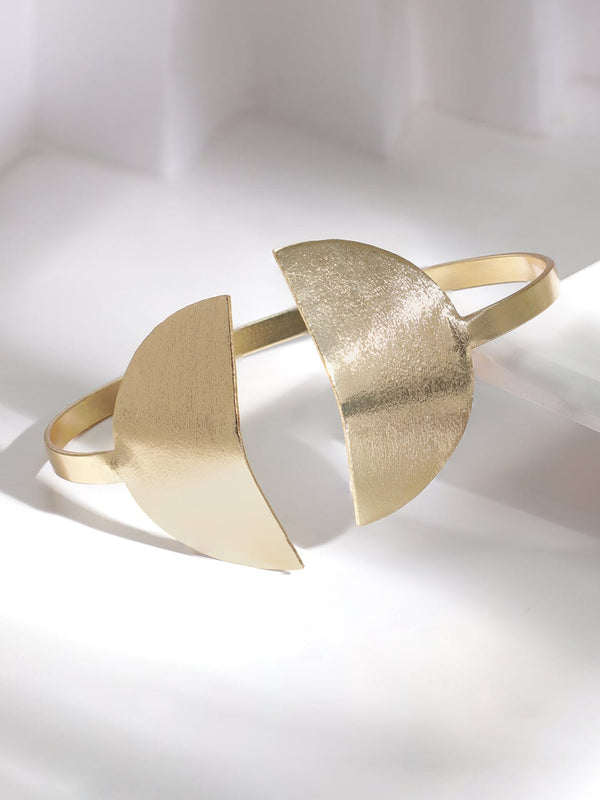 Rubans 18 KT Gold Plated brass Heart Bracelet.