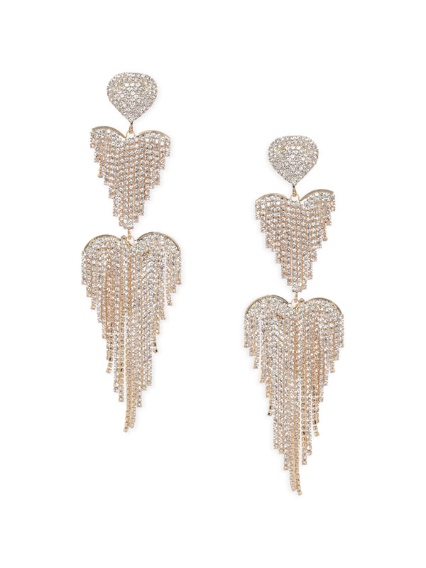 Rubans Voguish Glamourous Gilded Cascade Earrings