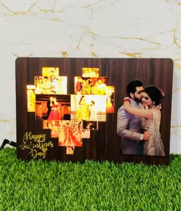 Wooden LED frame